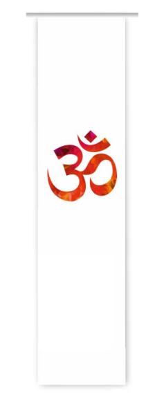 OM Motiv, modern, Wellness, Wellness Vorhang, Esoterik Gardine,